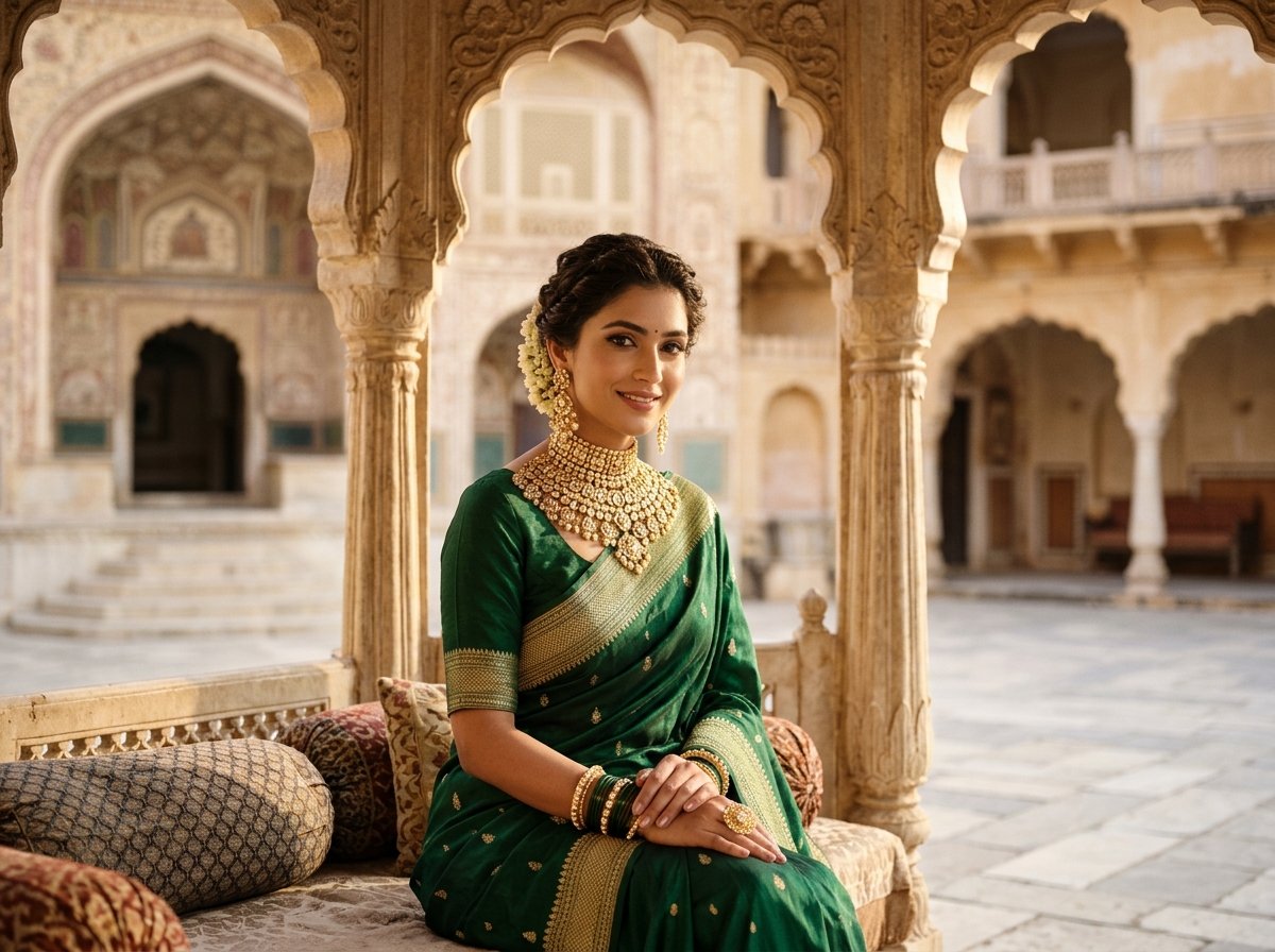 Traditional Indian elegance and jewellery styling at Chintamani Jewellers Kota